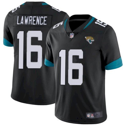 Men's Jacksonville Jaguars #16 Trevor Lawrence 2021 NFL Draft Black Vapor Untouchable Limited Stitched Jersey